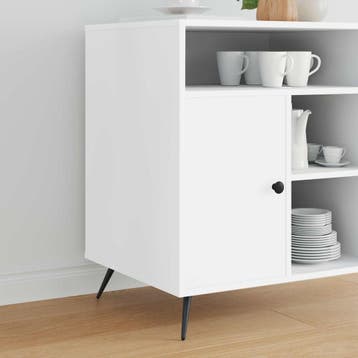 vidaXL Staande Voeten 12 st Zwart 56 x 56 x 100 mm IJzer, Verzenden, Nieuw