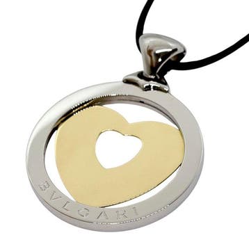 Bvlgari - Hanger - Tondo Heart Pendant - 18 karaat Geel
