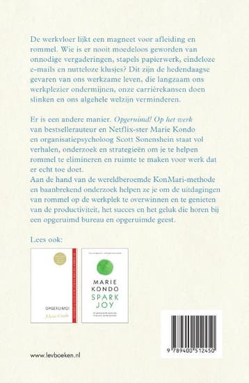 Opgeruimd! Op het werk 9789400512450 Marie Kondo, Boeken, Verzenden, Gelezen, Marie Kondo