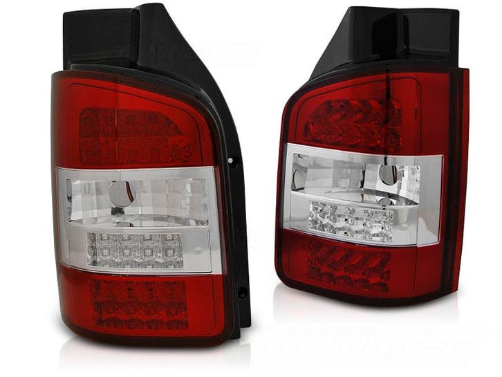 Achterlichten VW Transporter T5 LED rood/wit, Auto-onderdelen, Overige Auto-onderdelen, Ophalen of Verzenden
