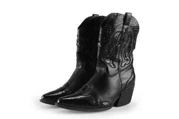 Ann Rocks Cowboy laarzen in maat 38 Zwart, Ann Rocks, Verzenden, Zwart, Zo goed als nieuw