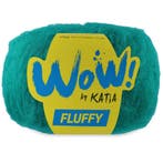 Katia WOW Fluffy - 97 Smaragdgroen - Mohair-Look Acryl/Wol, Ophalen of Verzenden, Nieuw