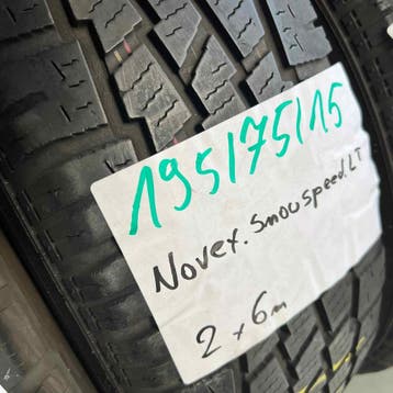 2 x Novex 195-70-15 C Winterbanden 6mm, 15 inch, Band(en), 195 mm, Bestelwagen