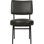 Set van 6 Leren eetkamerstoelen Rondo - Granada Graphite, Ophalen of Verzenden, Nieuw, Leer, Vijf, Zes of meer stoelen