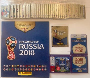 Panini WC Russia 2018 Cristiano Ronaldo, Lionel Messi,, Nieuw
