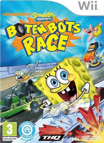 Spongebob SquarePants Boten Bots Race (Wii Games), Spelcomputers en Games, Games | Nintendo Wii, Ophalen of Verzenden, Zo goed als nieuw