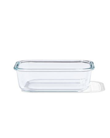 HEMA Voorraadbakje maat M 630ml glas zonder deksel, Verzenden, Nieuw