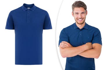 2dekans | Milanoro - Elegante polo voor heren - Koningsblauw, Blauw, Overige maten, Ophalen of Verzenden, Zo goed als nieuw