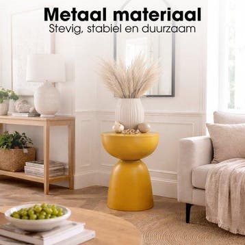 2dekans | Mica Decorations Elliot Bijzettafel - Bijzettafel, Ophalen of Verzenden, Zo goed als nieuw
