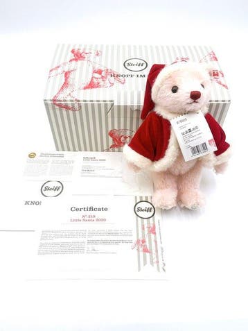 Steiff - Pluche speelgoed Steiff Little Santa 2020 Teddy