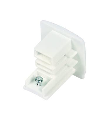 EIND PLUG | 3-FASE RAIL | WIT, Nieuw