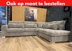RIBBENSTOF! Hoekbank Coast in Taupe 300 x 250cm Eric Kuster, Huis en Inrichting, Verzenden, Hoekbank, Vierpersoons of meer, 300 cm of meer