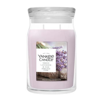 Yankee Candle Dried Lavender & Oak Large Jar - 567gr, Ophalen of Verzenden, Nieuw, Overige typen