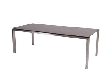 4 Seasons Outdoor Goa tafel RVS met HPL blad antraciet 220, Ophalen of Verzenden, Nieuw