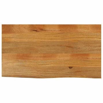 Boomstam Tafelblad 120x60 | Natuurlijke Rand | Laatste Stuk, 100 tot 150 cm, Rustiek, Zo goed als nieuw, Tafelblad