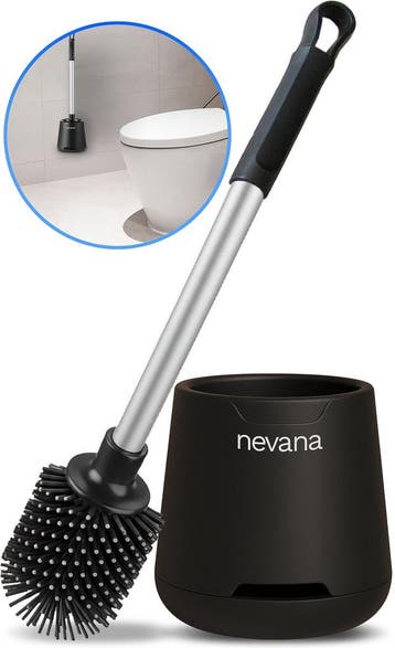 Nevana Luxe Toiletborstel met Houder - WC borstel -, Ophalen of Verzenden, Zo goed als nieuw