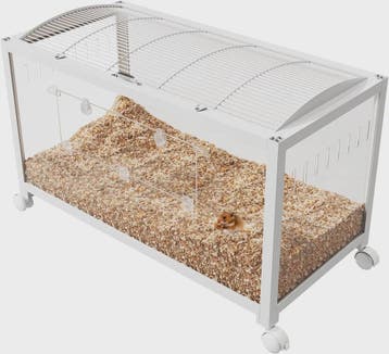 Grote Hamsterkooi met Wielen - Ruim Verblijf voor Hamsters,, Verzenden, Nieuw
