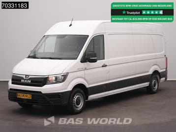 MAN TGE 3.140 Automaat L4H3 Airco Cruise Euro6 L3H2 Airco Cr, Automaat, Stof, Gebruikt, Euro 6