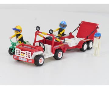 Playmobil 3143 tereinwagen met motoren VVP #9567, Ophalen of Verzenden, Gebruikt