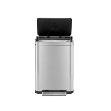 EKO X-Cube pedaalemmer 45 ltr -  Mat RVS, Verzenden, Nieuw