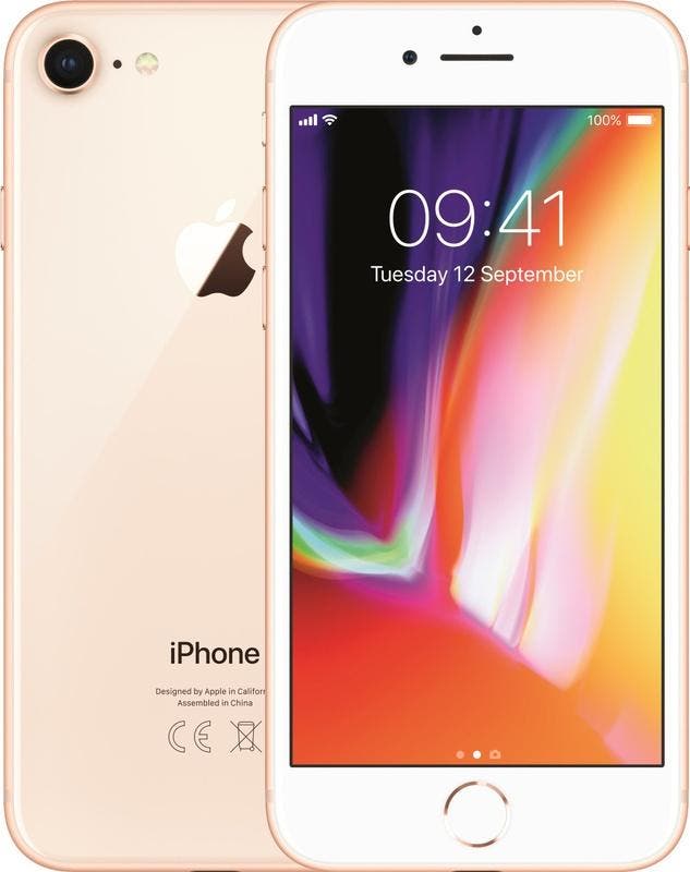 Magazijn opruiming Apple iPhone 8 goud 256GB simlockvrij +, Telecommunicatie, Mobiele telefoons | Apple iPhone, Nieuw, Ophalen of Verzenden