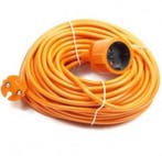 Verlengkabel 230 volt , 20 meter Oranje, Doe-het-zelf en Verbouw, Elektra en Kabels, Verzenden, Nieuw