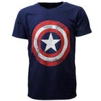 Marvel Comics Captain America Distorted Schild T-Shirt, Verzenden, Nieuw