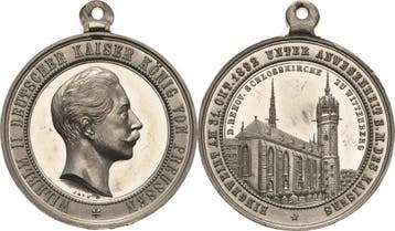 Zinnmedaille 1892 Wittenberg, Verzenden