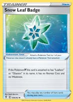 snow leaf badge 159/203 evolving skies, Ophalen of Verzenden, Nieuw, Losse kaart, Foil