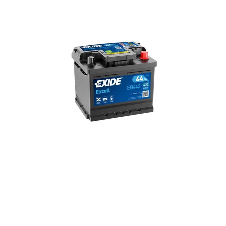 Exide Excell accu | EB442 | 12V 44Ah, Auto-onderdelen, Accu's en Toebehoren, Ophalen of Verzenden