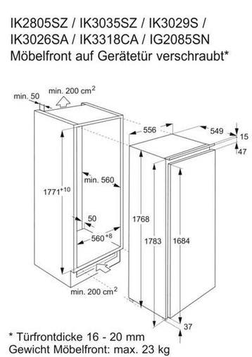Electrolux IK2805SZL Inbouw Koelkast 178 cm – 252 Liter, Verzenden, Nieuw