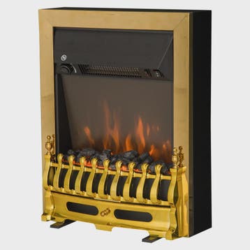 HOMCOM Elektrische Sfeerhaard Neo-Retro Stijl met Vlam Effec, Verzenden, Nieuw