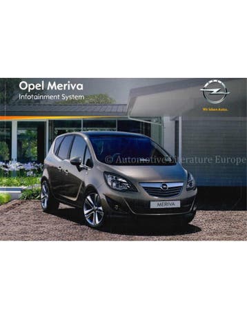 2010 OPEL MERIVA INFOTAINMENT SYSTEM SPAANS