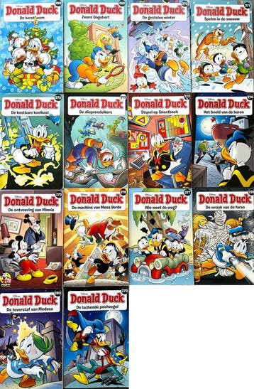 Gratis verzending! Nieuw! Donald Duck Pockets 268 t/m 280, Verzenden, Complete serie of reeks, Zo goed als nieuw, Donald Duck