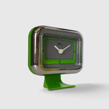 Wekker - Fashion Space Age Pedestal Alarm Clock Space Age