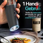 2dekans | Peper en Zoutmolen Set - Elektrische Peper- en, Ophalen of Verzenden, Zo goed als nieuw