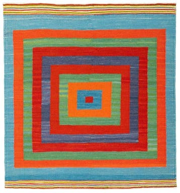 Handgeweven Designer Kelim - Modern - Nieuw - Kelim - 107 cm, Nieuw