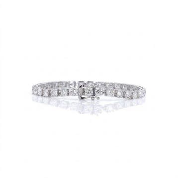 Armband - 14 karaat Witgoud - 6.85ct. tw. Diamant, Nieuw