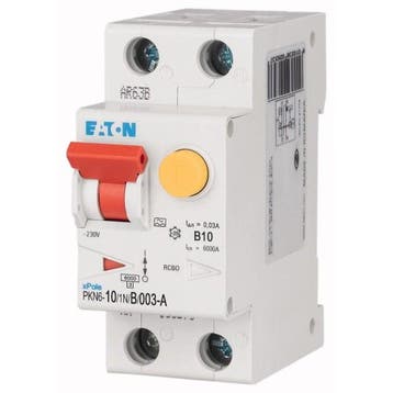 EATON Aardlekautomaat 10A 2 polen, Ophalen of Verzenden, Nieuw