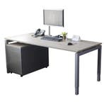 (MDK-101487) Kwadrant bureau 200 x 80 cm, Huis en Inrichting, Bureaus, Ophalen of Verzenden, In hoogte verstelbaar, Nieuw