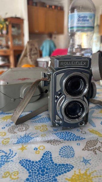 Rollei Rolleiflex 4x4 Post-War Grey Baby with, Nieuw