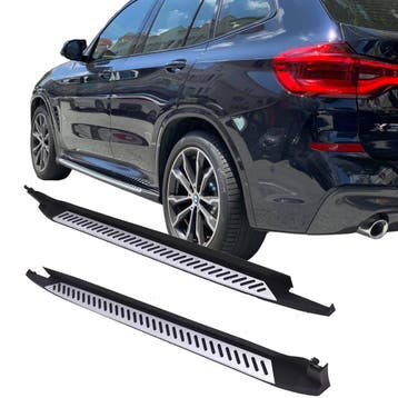 Aluminium Treeplanken met Antislip Noppen geschikt voor BMW