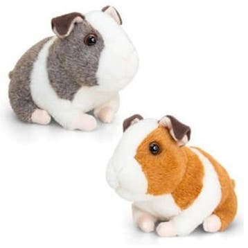 Keel Toys cavia knuffel set - pluche - 16 cm - met geluid, Verzenden, Nieuw