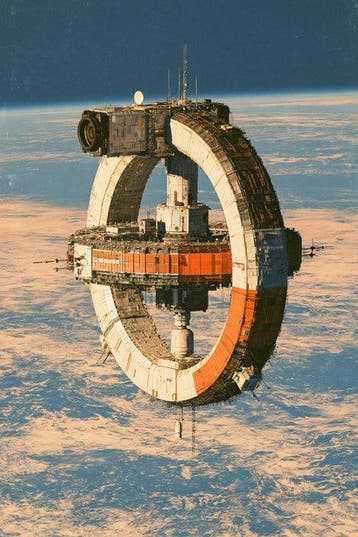 Padame ONE - Orbit Station - Fine Art - 2/5 Signée COA -