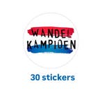30x Sticker Wandel kampioen - Wandelkampioen - vierdaagse..., Ophalen of Verzenden, Nieuw, Meerdere stickers