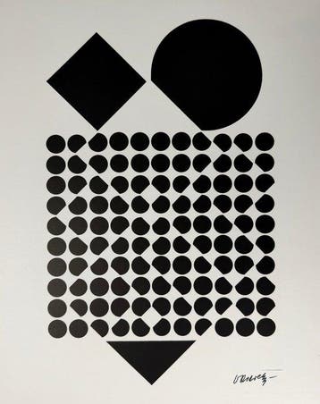 Victor Vasarely (1906-1997) - Cassiopee