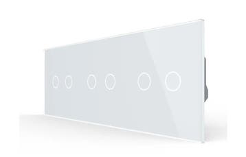 Livolo Glazen Lichtknop | 6-voudig Touch Puls Schakelaar |, Ophalen of Verzenden, Nieuw, Schakelaar