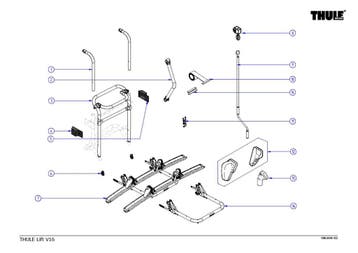 Thule Lift V16 Ophangbeugel, Auto diversen, Fietsendragers, Ophalen of Verzenden, Nieuw