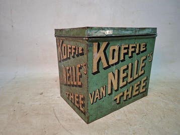 Blikken doos - Metaal - Koffie blik V Nelle