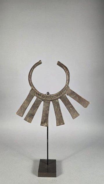 Bronzen halsketting - Yoruba - Nigeria